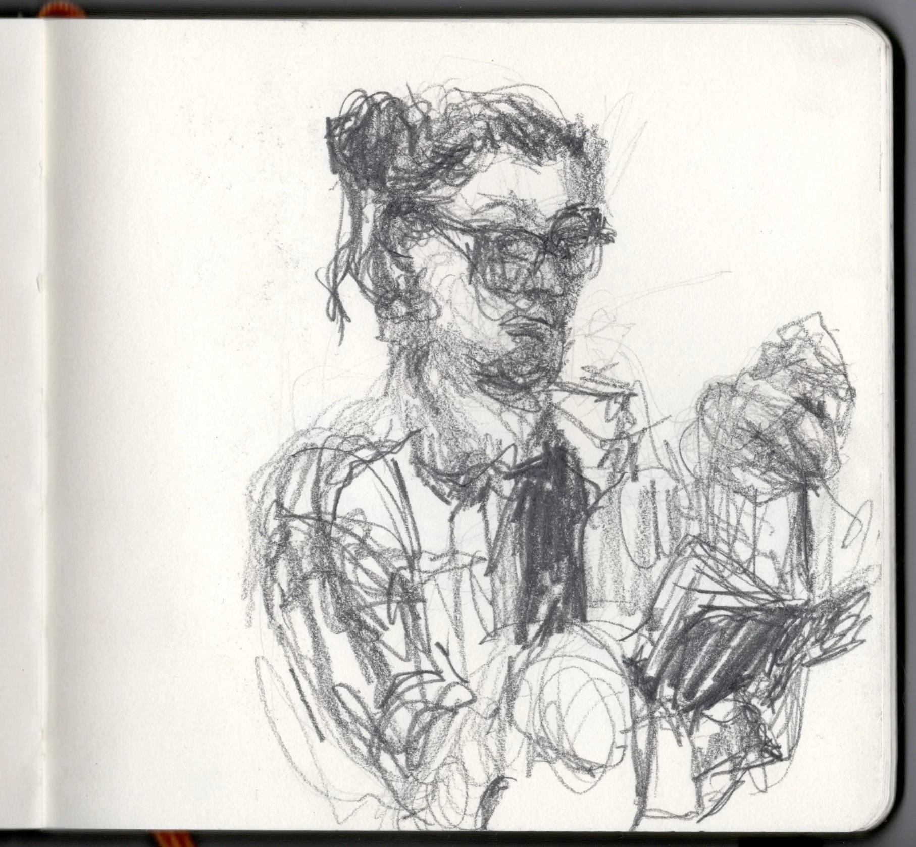 "Sketchbook Selfie" graphie 4x4
