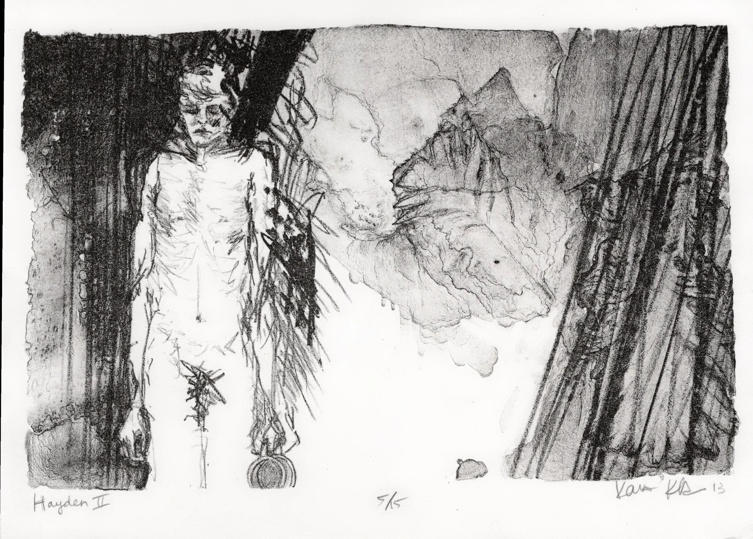 "Hayden 2" Lithograph