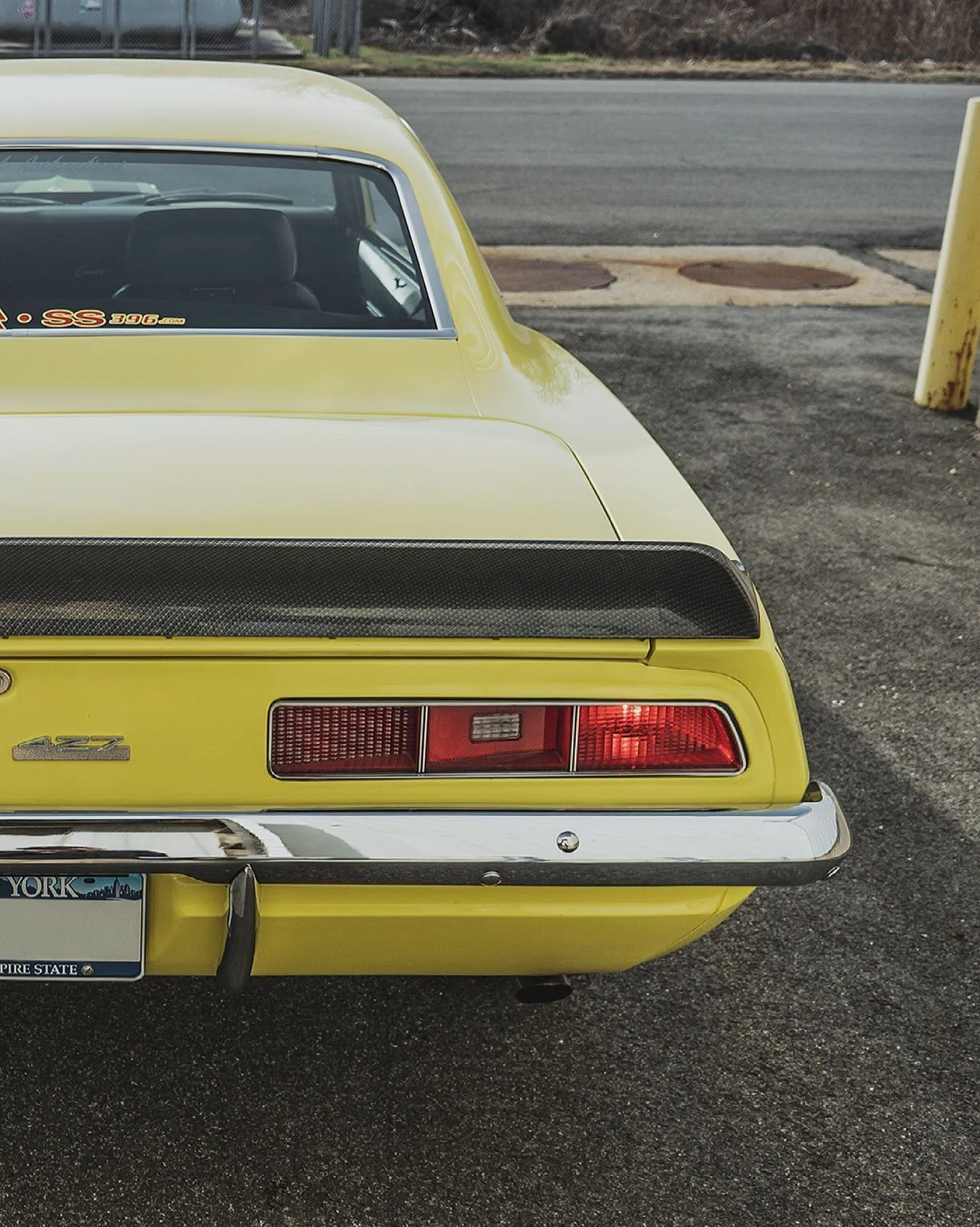 Get an addictive front to rear look with our recently released 1967-1969 Carbon-Dipped Camaro/Firebird Rear Spoiler! Available first on @groundupss396