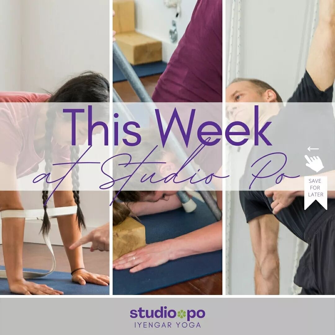 Let&rsquo;s get you geared up for this week !! 🙌 scroll through this post to see what&rsquo;s happening at Studio Po 💜⁠