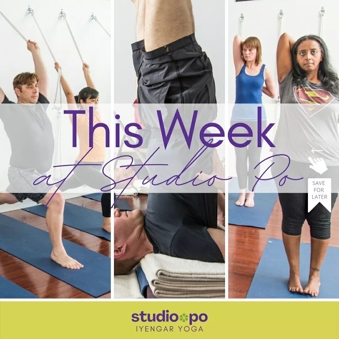 Let&rsquo;s get you geared up for this week !! 🙌 scroll through this post to see what&rsquo;s happening at Studio Po 💜⁠