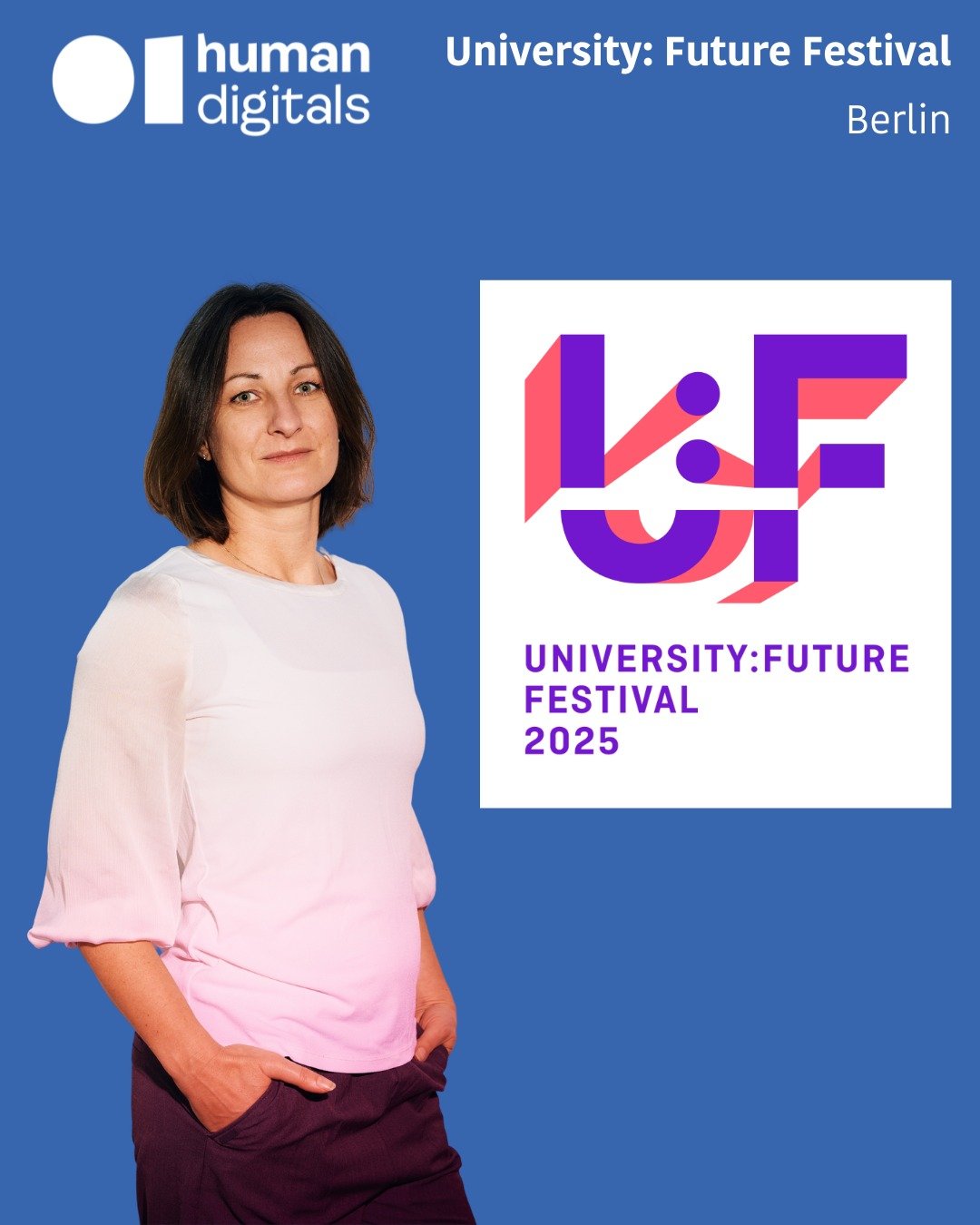 🚀 Anke ist live in Berlin beim University:Future Festival des Hochschulforum Digitalisierung (HFD)!

Das diesj&auml;hrige Motto: /imagine ist ein Aufruf kreativ, kritisch und selbstbestimmt &uuml;ber die Zukunft der Hochschulen nachzudenken.

🌱 /im