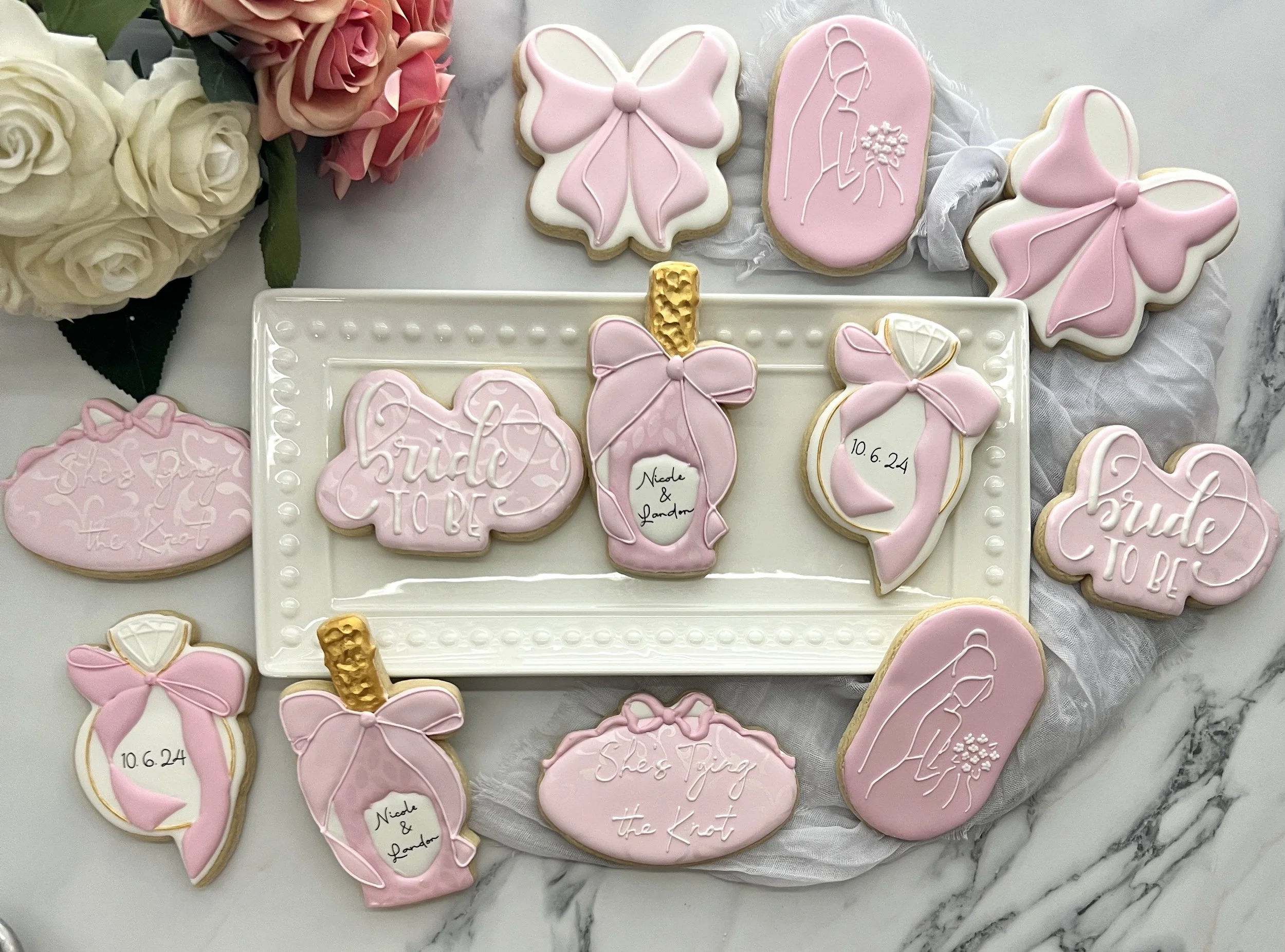 Nicole and Landon Pink bow.JPG