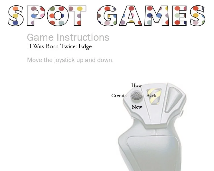 Gallery Instructions: I Was Born Twice, Edge