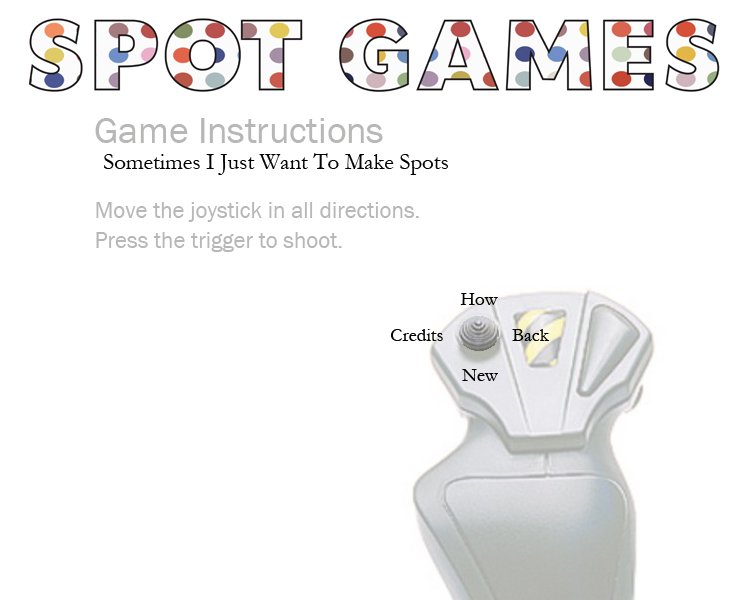 Gallery Instructions: Sometimes I Just Want To Make Spots