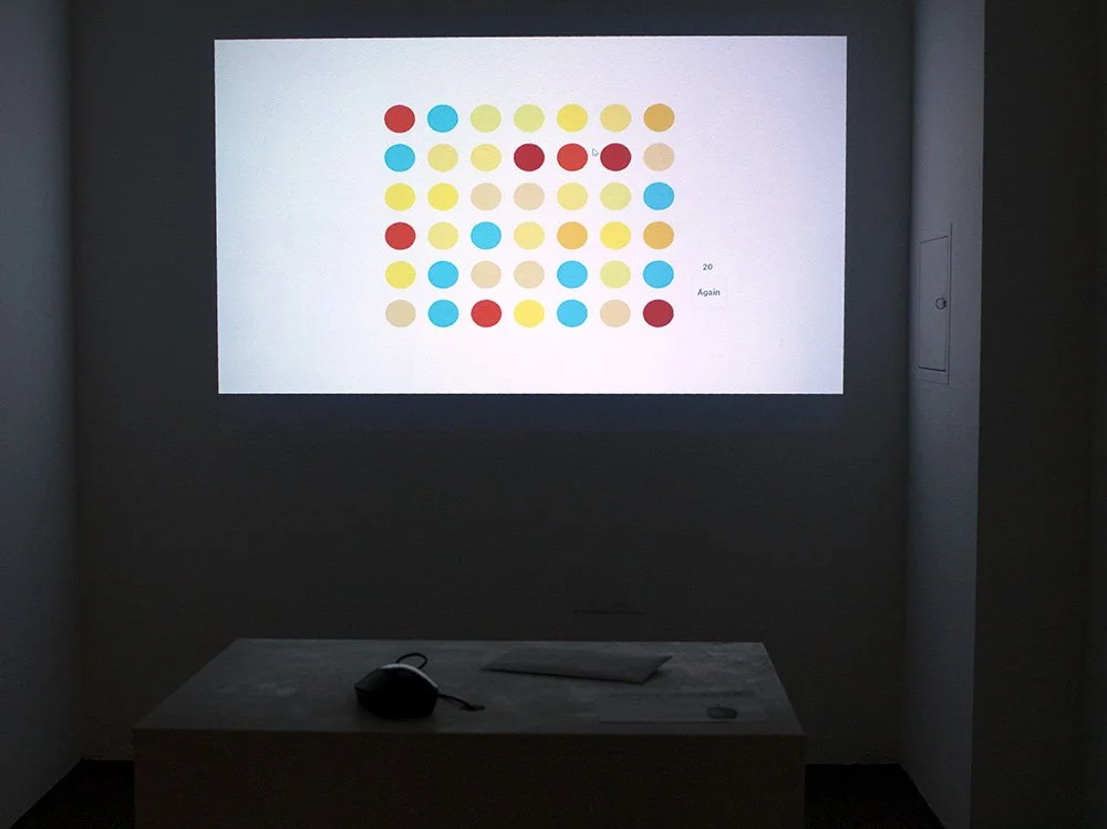 Theresa Devine, Spot Games, Installation View, Controlled Substances: One