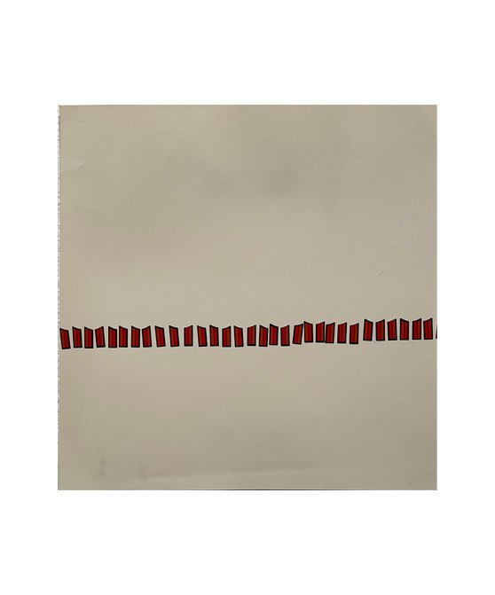 Beyond What You See: "Fence" Collage on Bristol paper