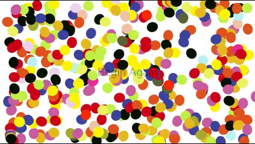 Gameplay: Begin Again (At 59 Seconds, life line gone)