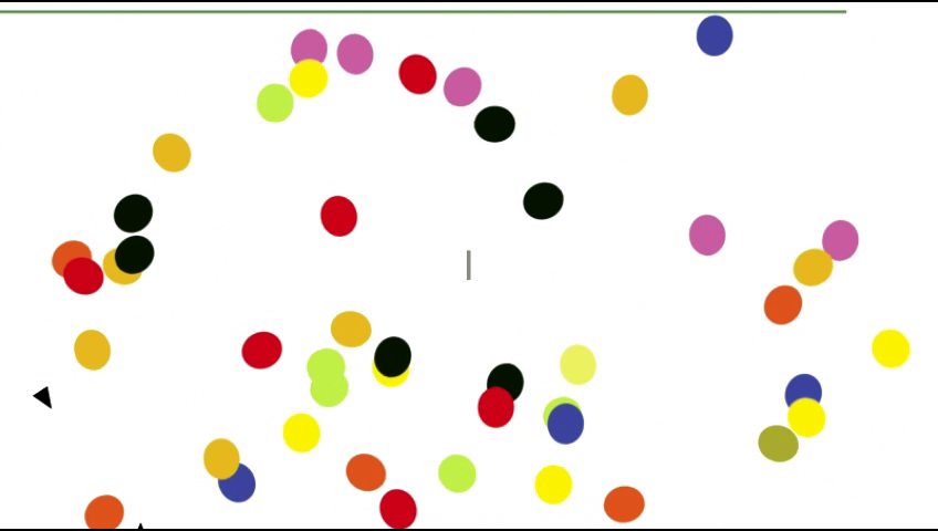 Gameplay: I (At 29 seconds, life line 95%)