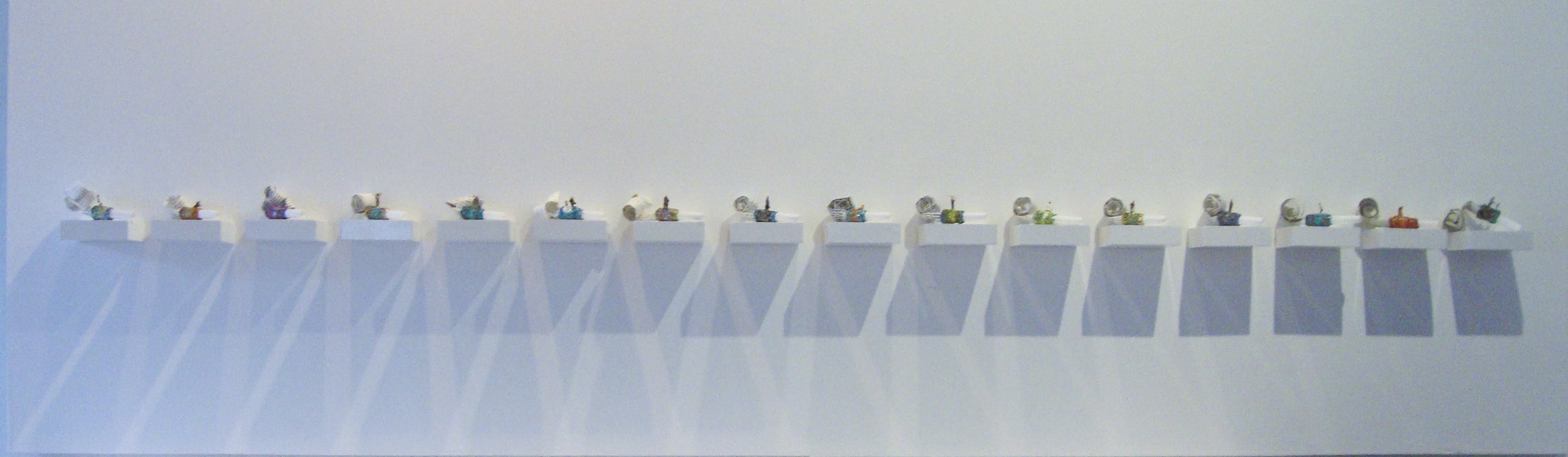 Unspokens, various media, assemblage, 2012