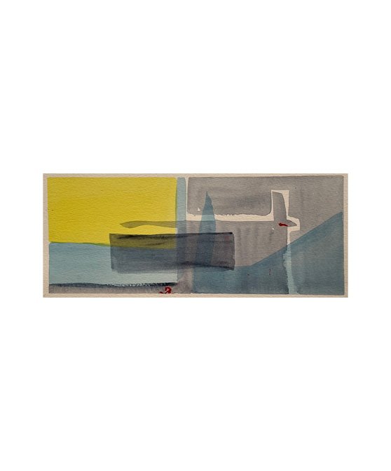 Beyond What You See: "Untitled" Watercolor on Rives BFK paper