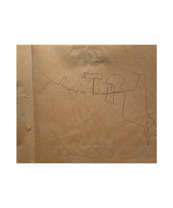 Beyond What You See: "Untitled" Pencil on newsprint paper