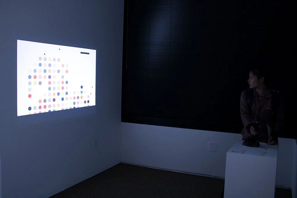 Theresa Devine, Spot Games, Installation View, I Was Born Twice, Row