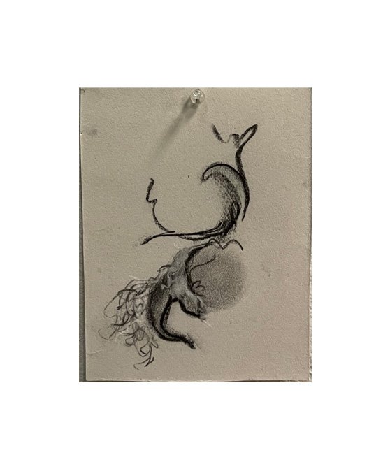 Beyond What You See: "Untitled" Charcoal and Pastel on Rives BFK paper
