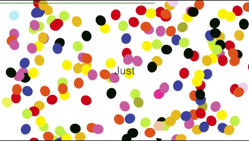 Gameplay: Just (At 40 Seconds, life line at 70%)