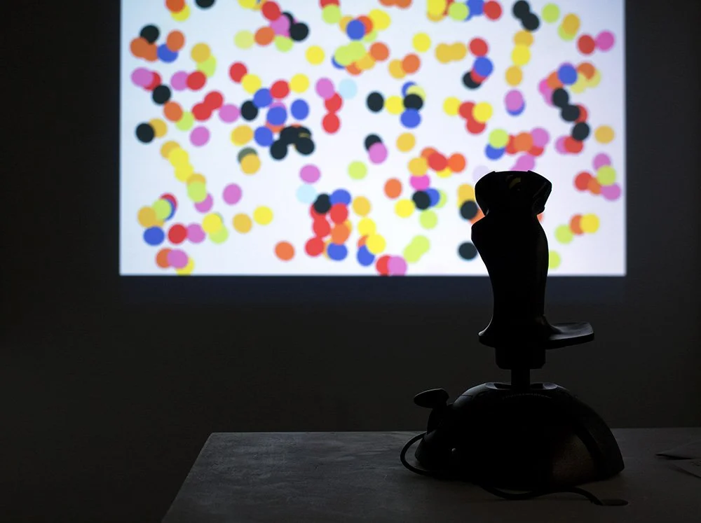 Theresa Devine, Spot Games, Installation View, Sometimes I Just Want To Make Spots, detail 01