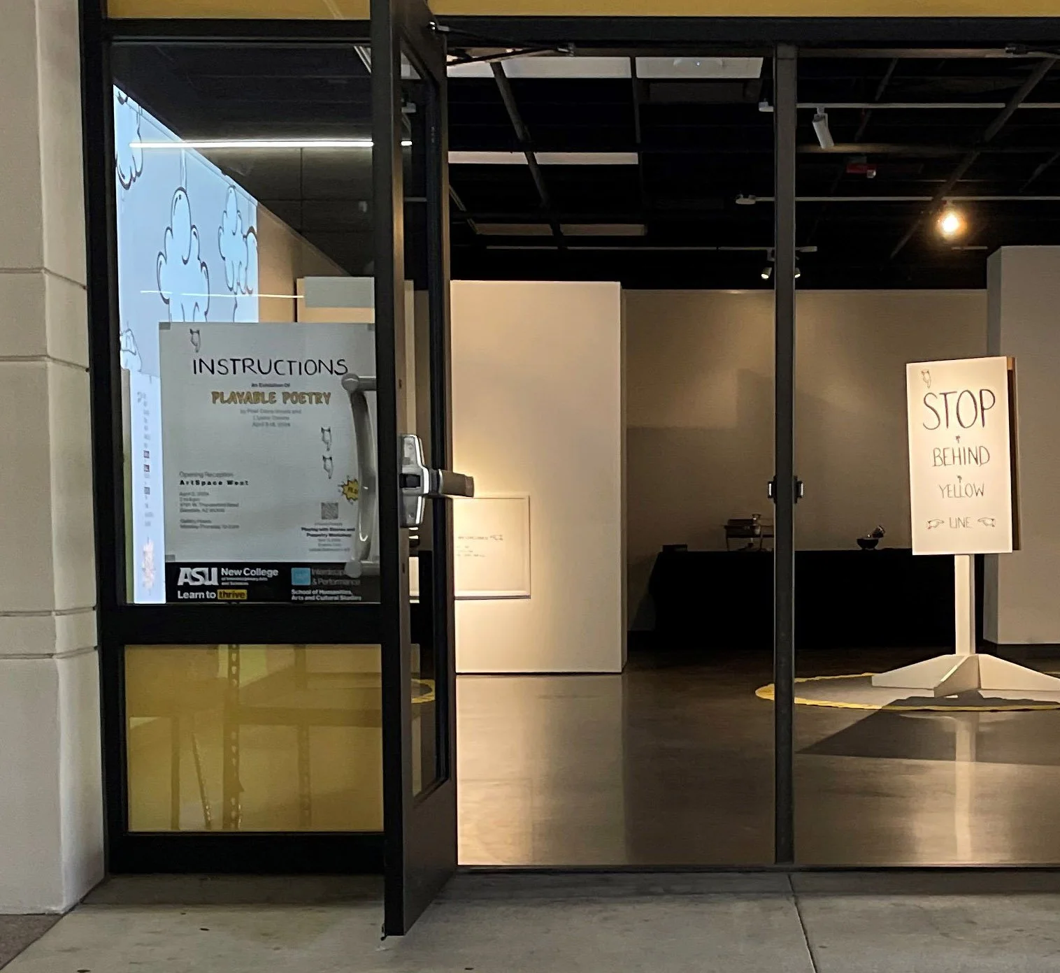 Gallery Installation: ArtSpace West, ASU, April 3, 2024, Detail