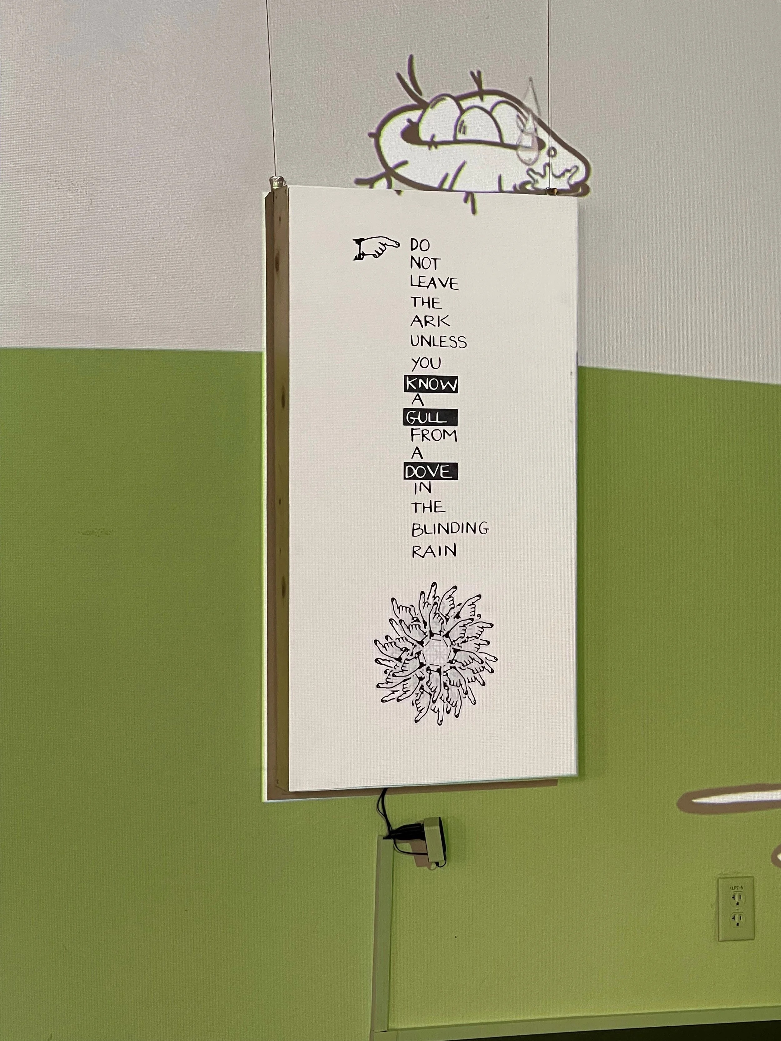 DON’T LEAVE THE ARK UNLESS, 2023-24, Detail