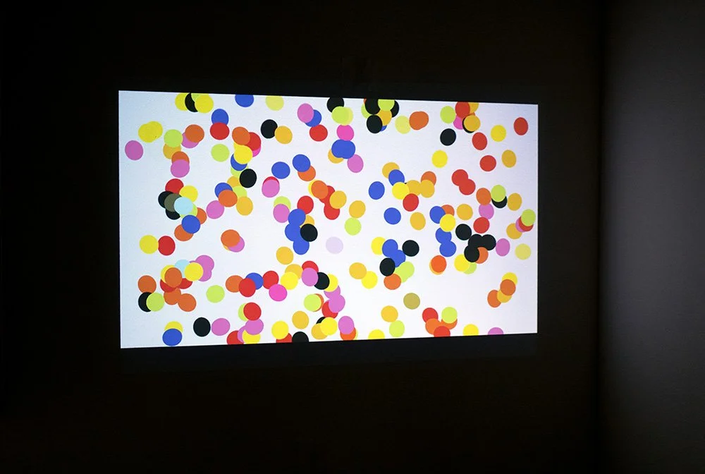 Theresa Devine, Spot Games, Installation View, Sometimes I Just Want To Make Spots, detail 02