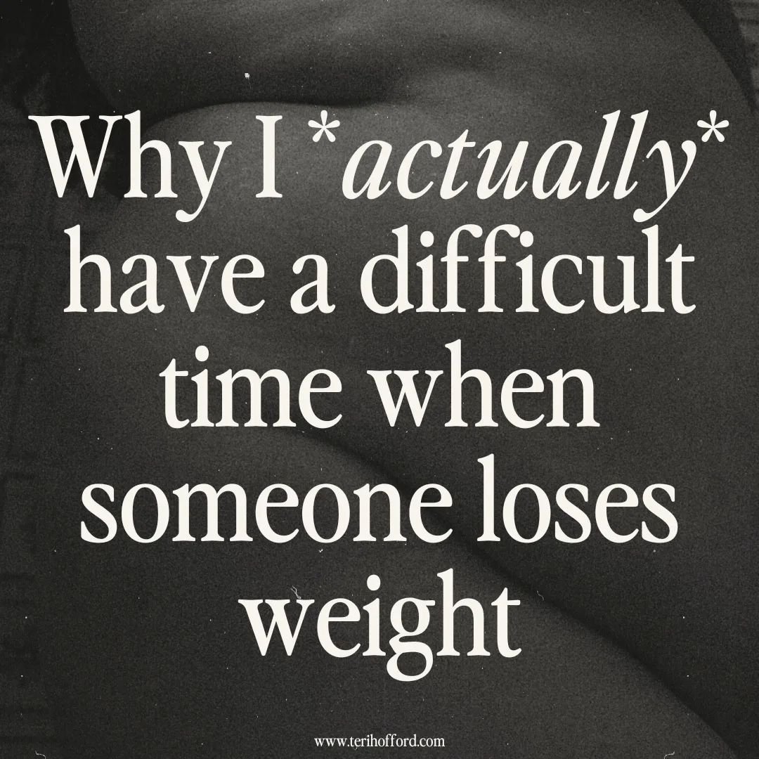 Why I *actually* have a difficult time when someone loses weight
As a body image educator, I talk about the importance of body neutrality&hellip;yet, I&rsquo;d be lying if I said I didn&rsquo;t feel a twinge every time I saw someone intentionally los