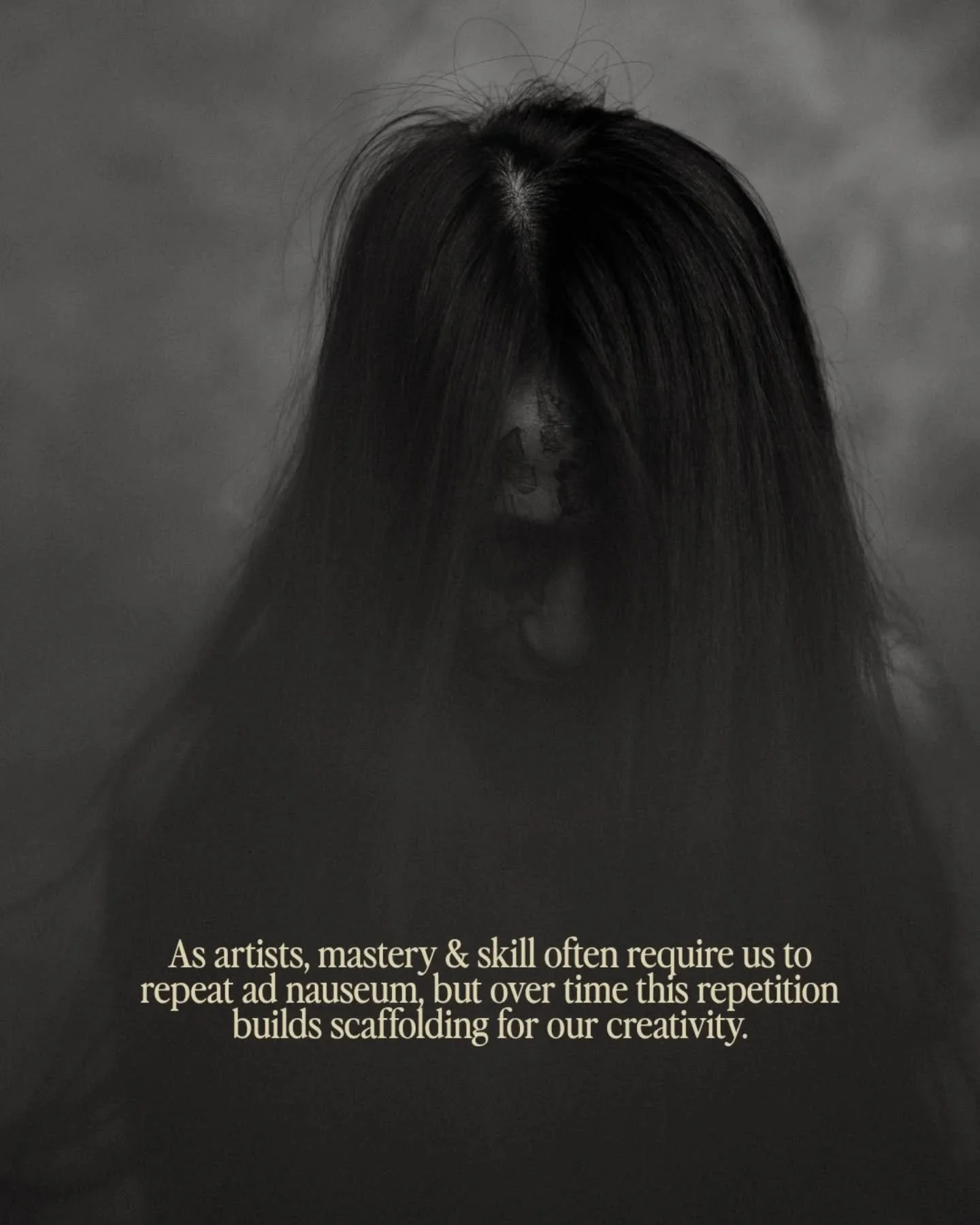 As artists, mastery &amp; skill often require us to repeat ad nauseum, and over time this repetition builds scaffolding for our creativity.

But in a world that loves to reward sameness &amp; conformity, very quickly that scaffolding can become a cru