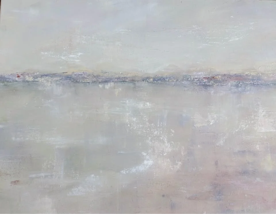 Calm Landscape - 24 x 36 Mixed Media on Stretched Canvas. - $750