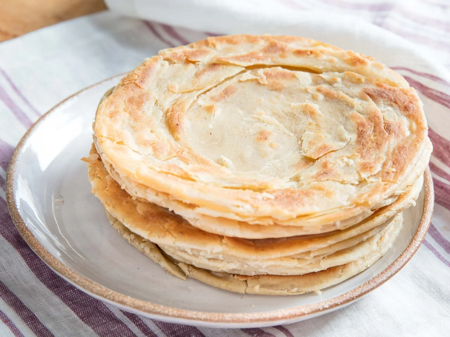 Laacha Paratha (Flaky South Asian Flatbread)