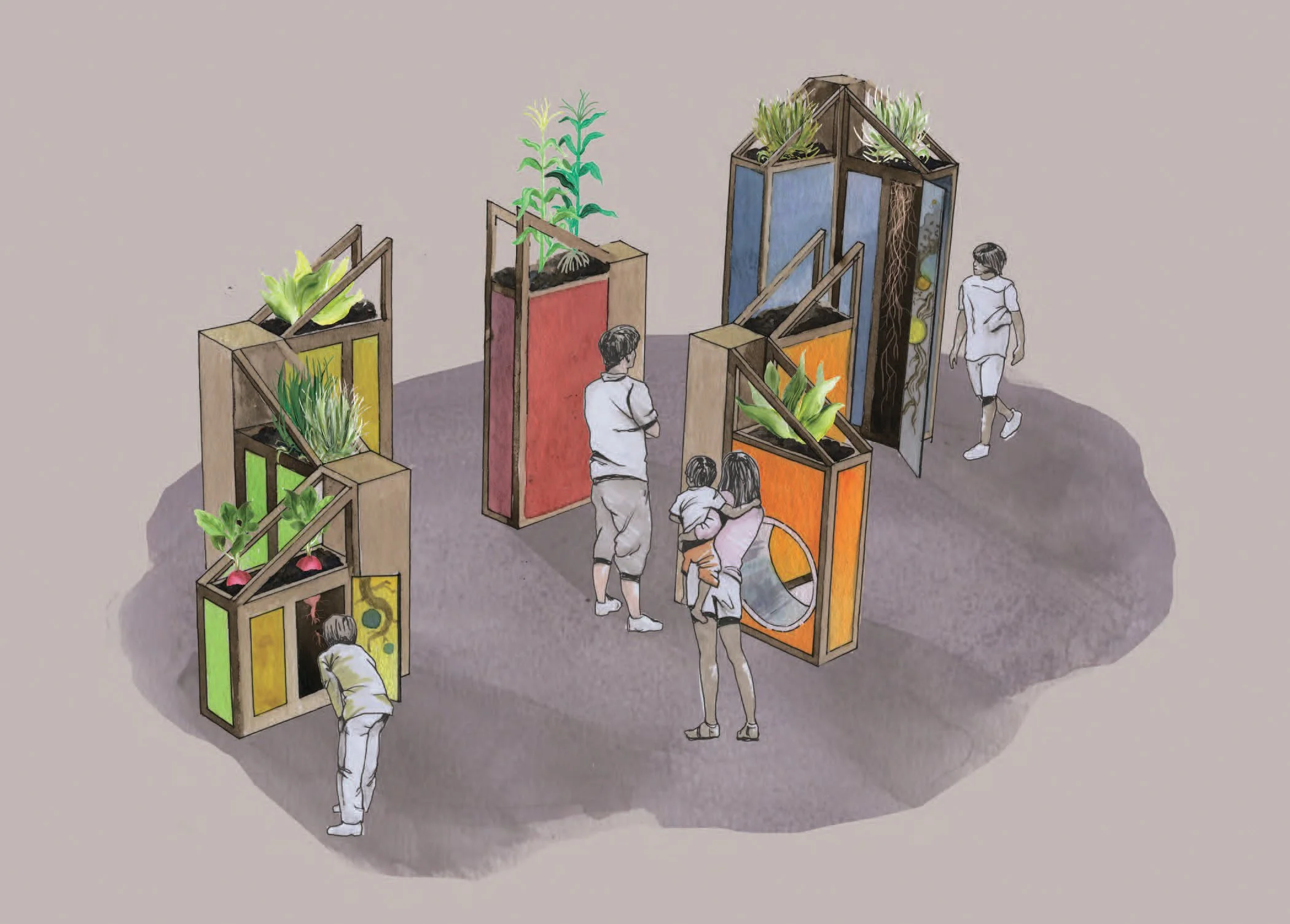 Concept sketch, used for marketing purposes.