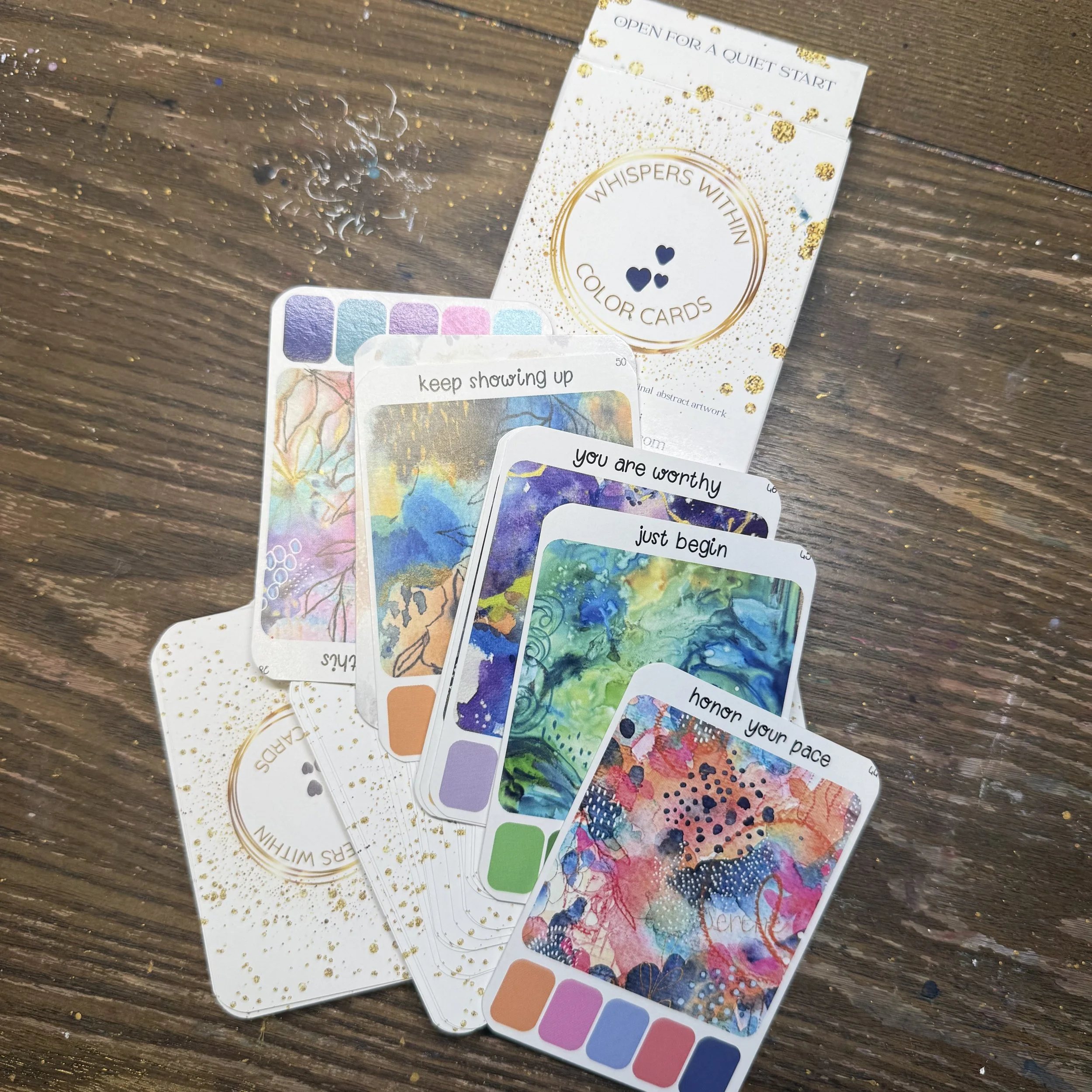 Imperfectly Perfect Whispers Within Color Cards