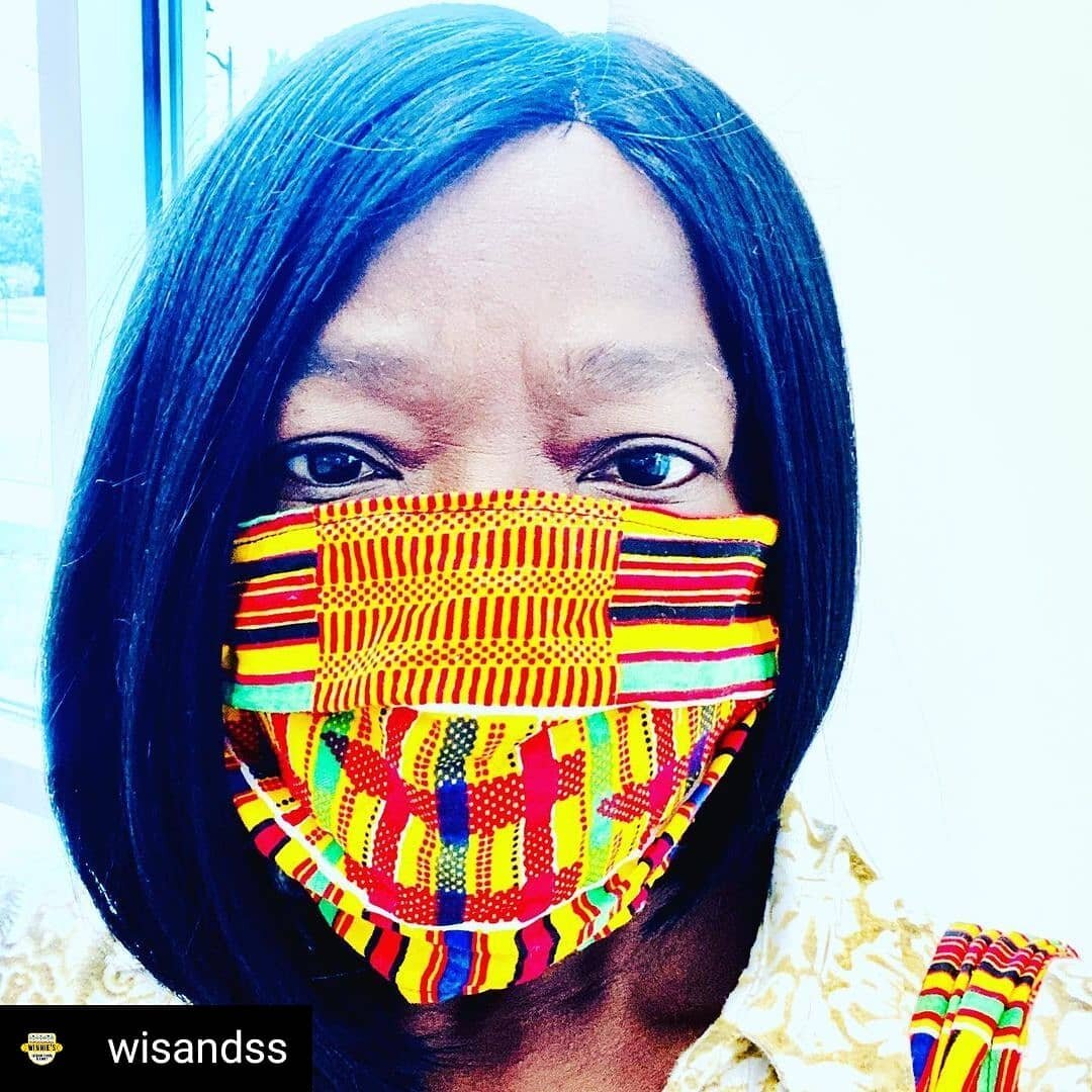 Beautiful masks from Winnie make great holiday gifts!
✨✨
Reposted from @wisandss 
☀️☀️
Ghanaian cloth masks for sale $8.00 each please call (802) 391 - 9335