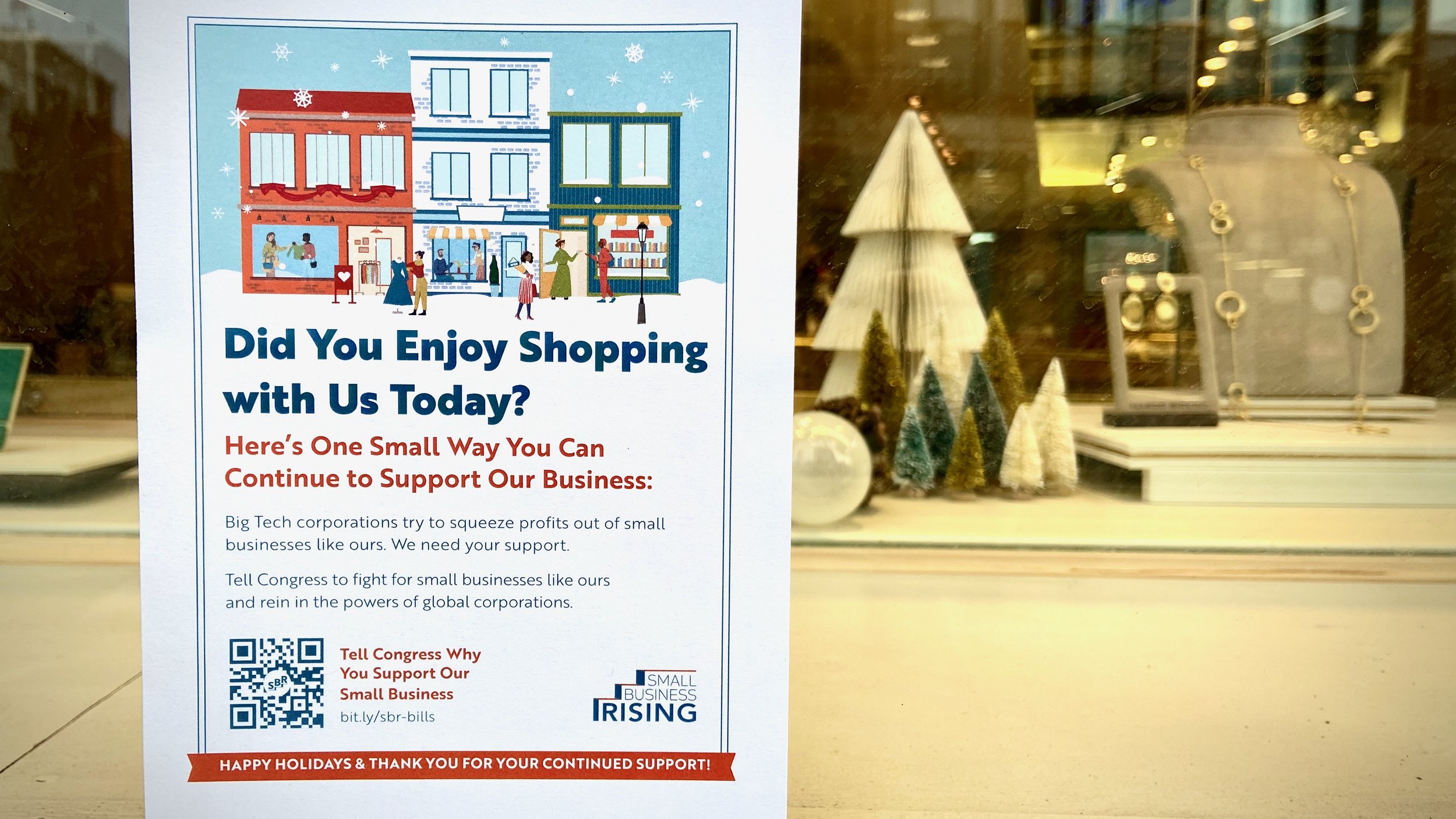 Small Business Shoppers Have a Holiday Message for Congress