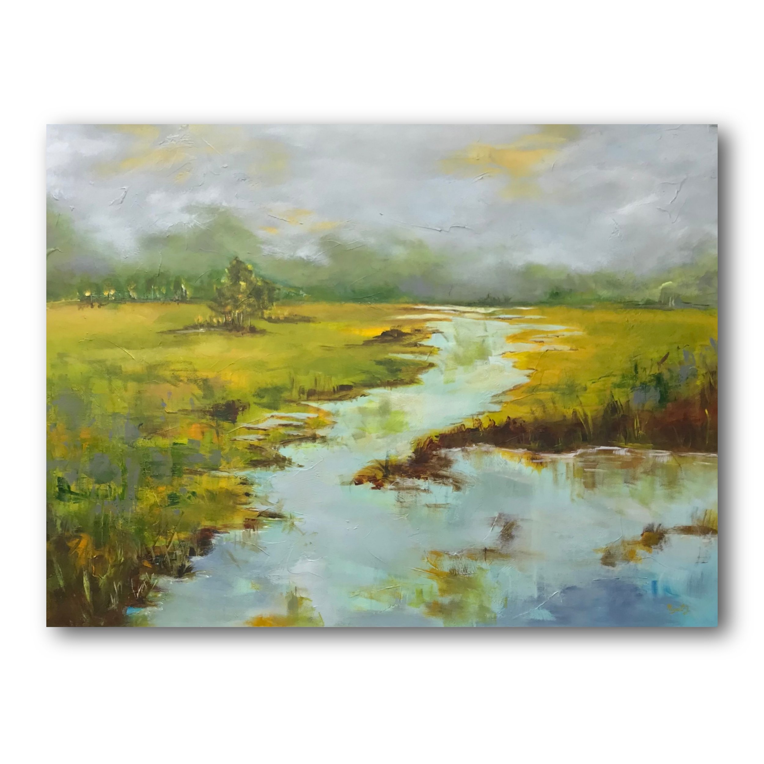 Golden Horizon - 36x48 inch