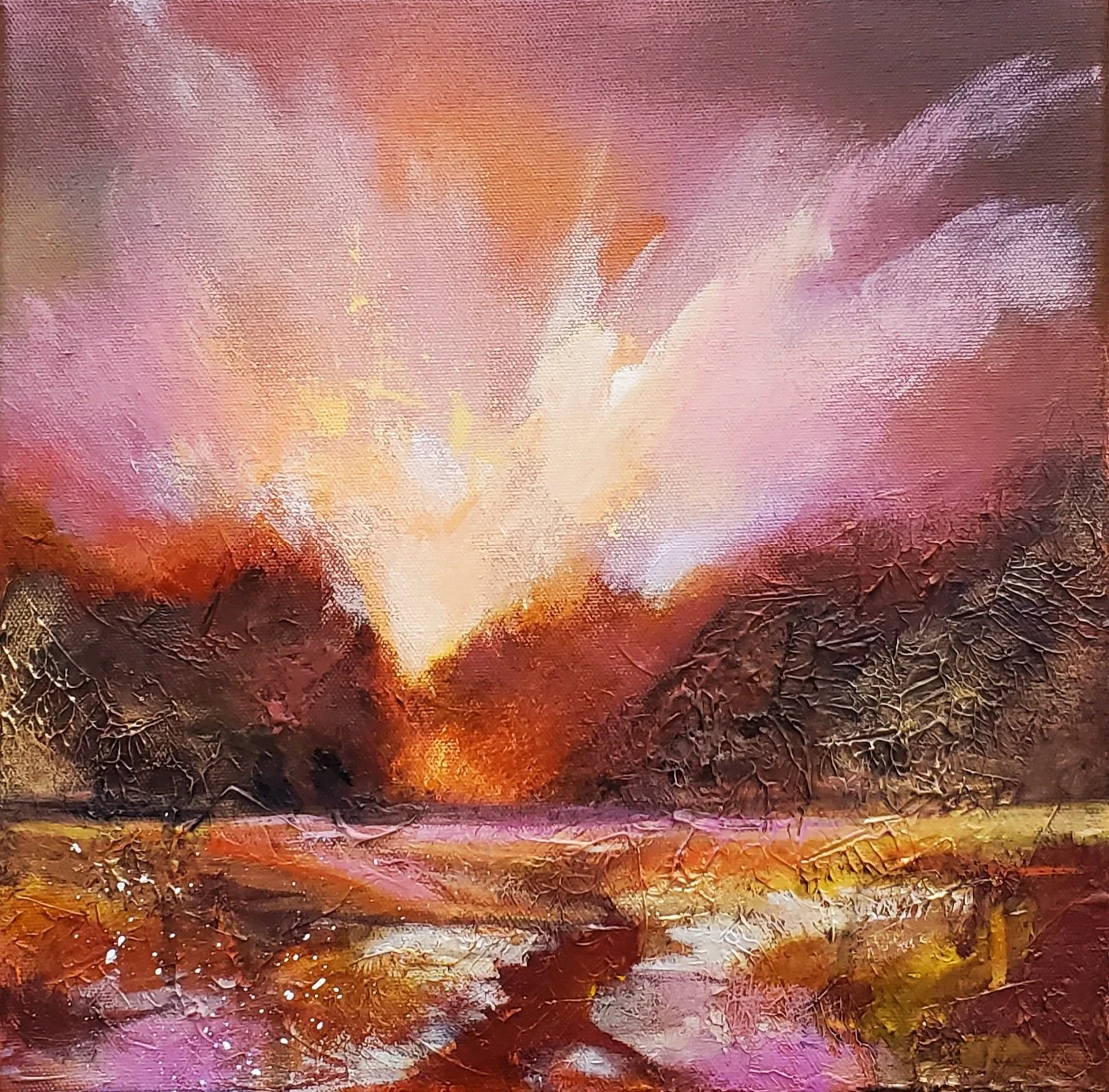 "Distant Breeze" - 12x12inch