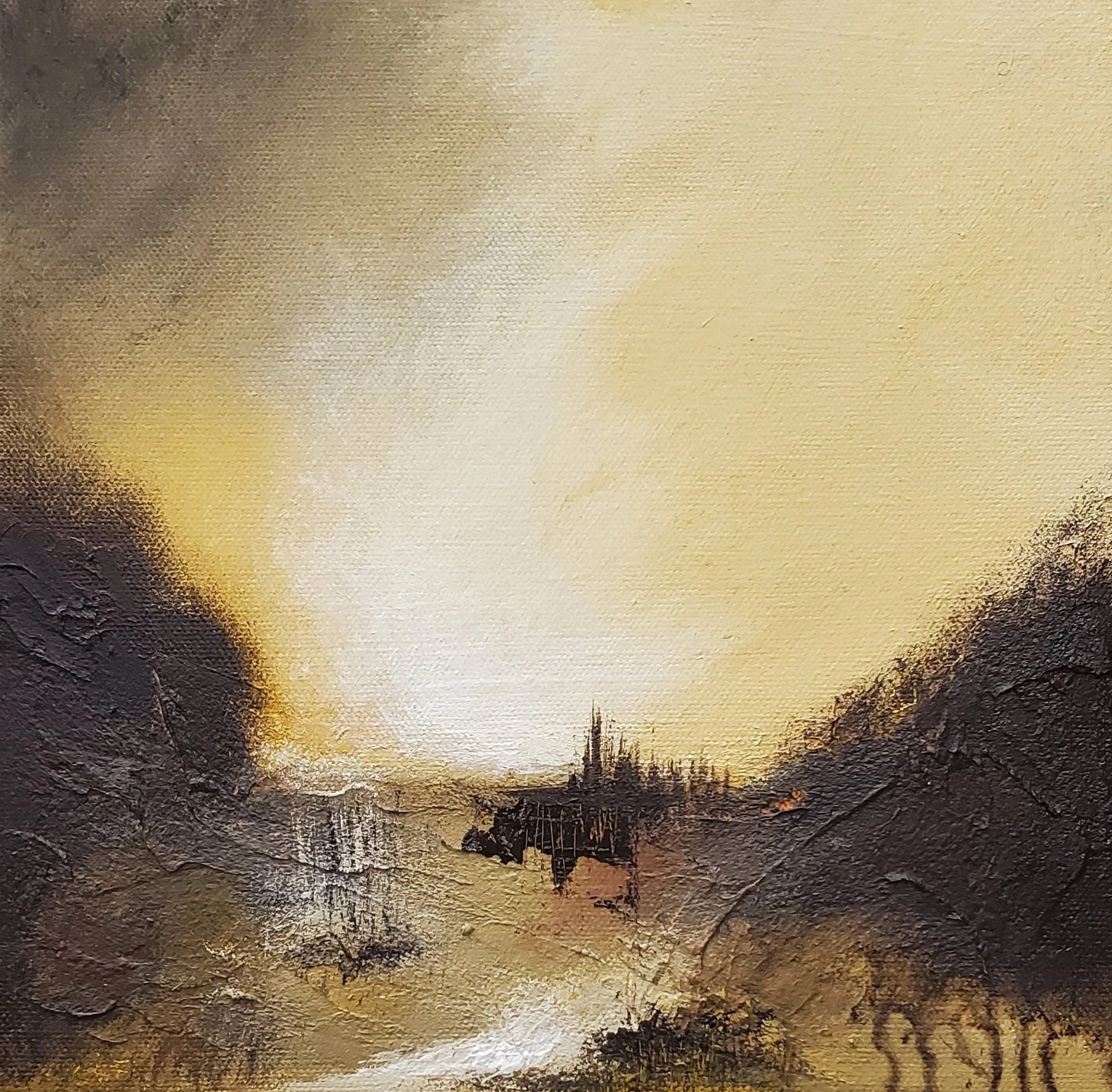 "One moment" - 10x10inch