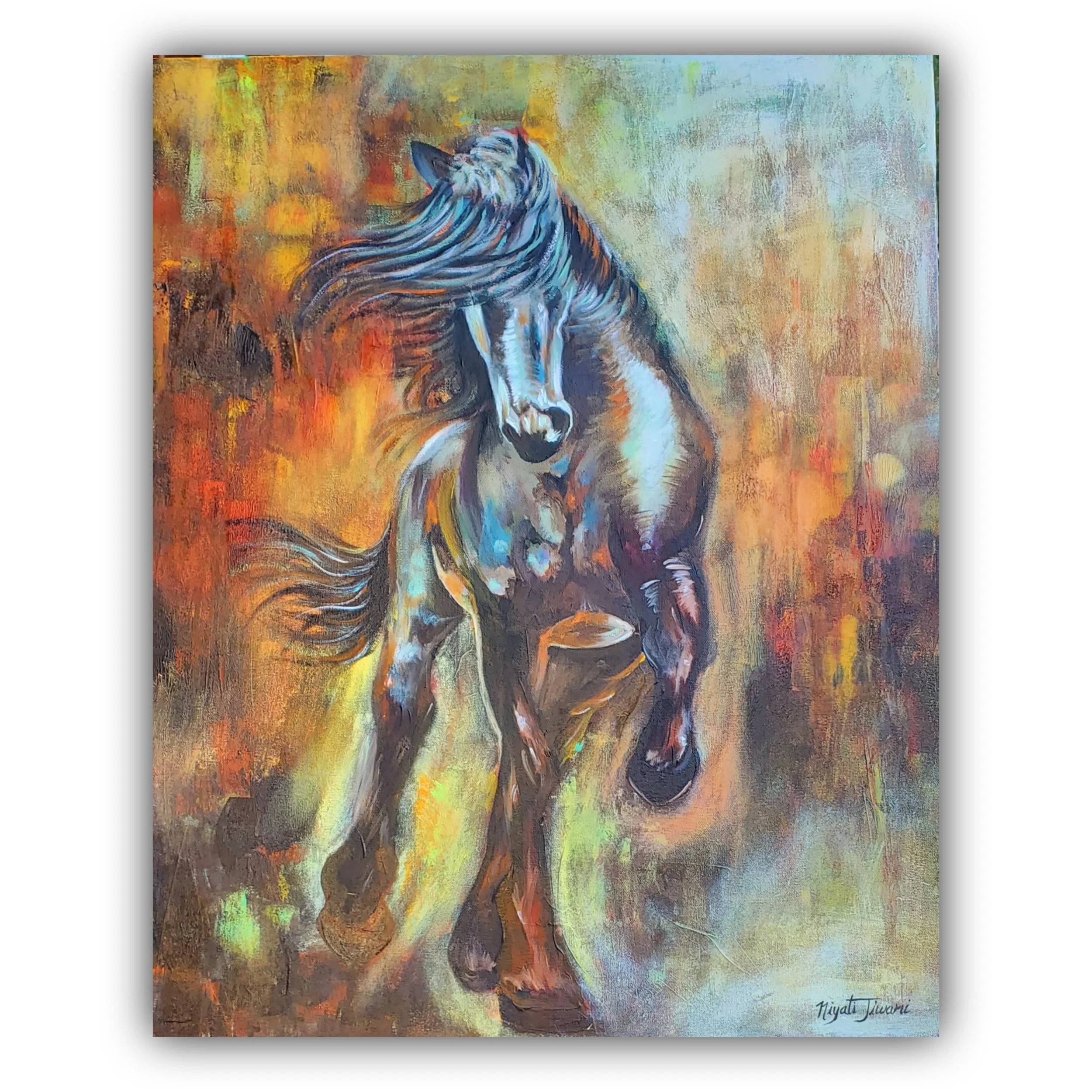 "Mustang" - 24x30 inch