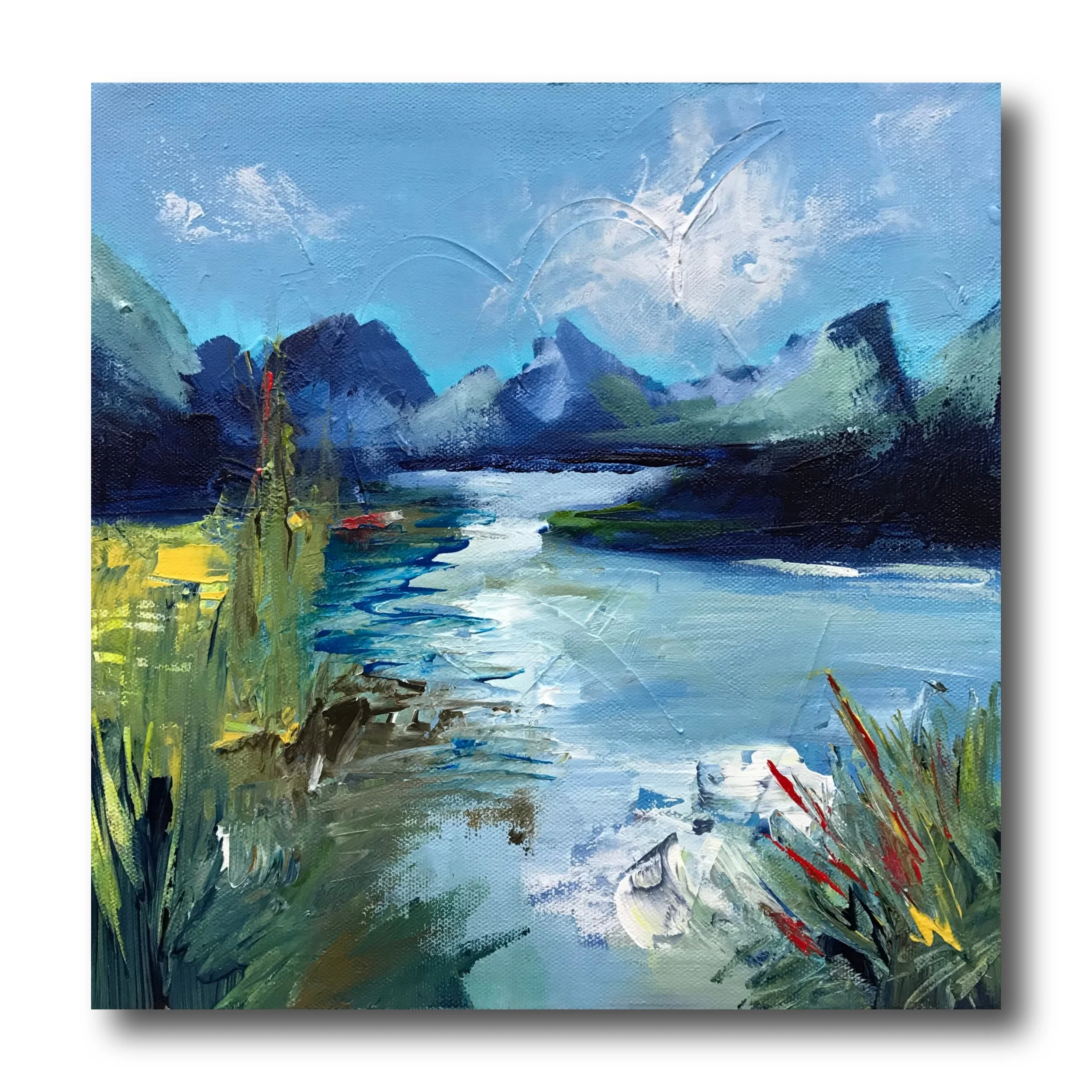 Waves of Serenity - 12x12in