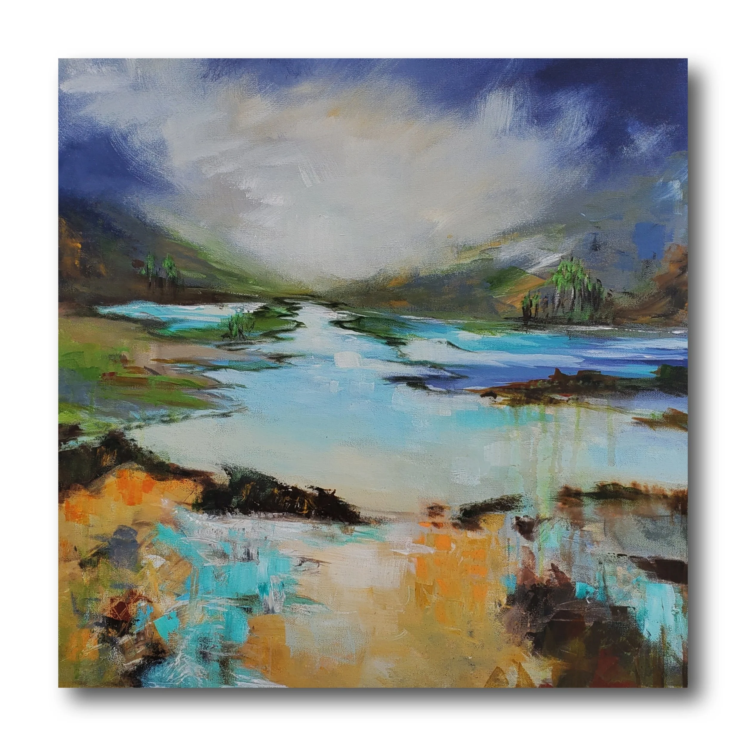 "Morning Haze" - 24x24inch