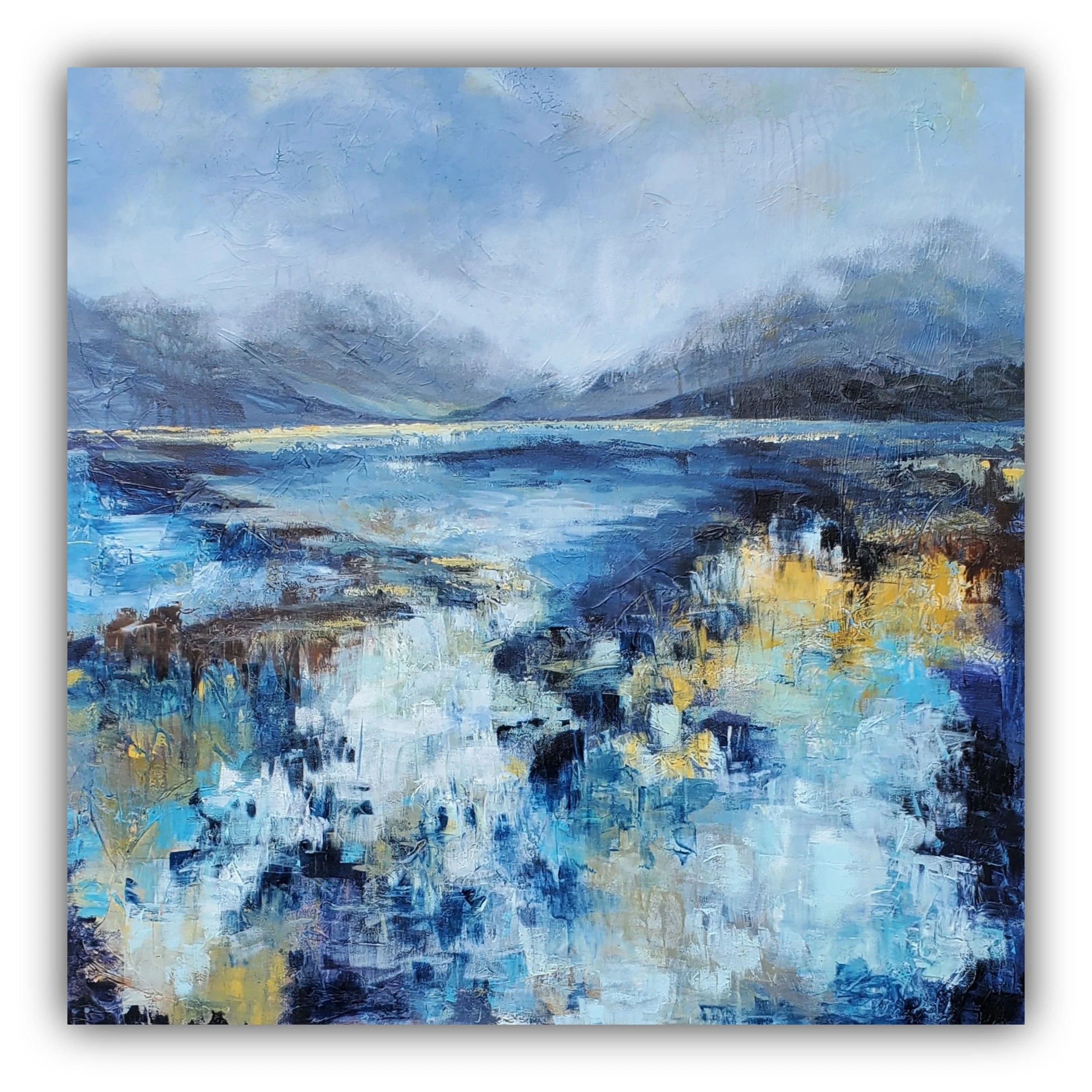 Gathering Light - 36x36 inch - Acrylics on canvas