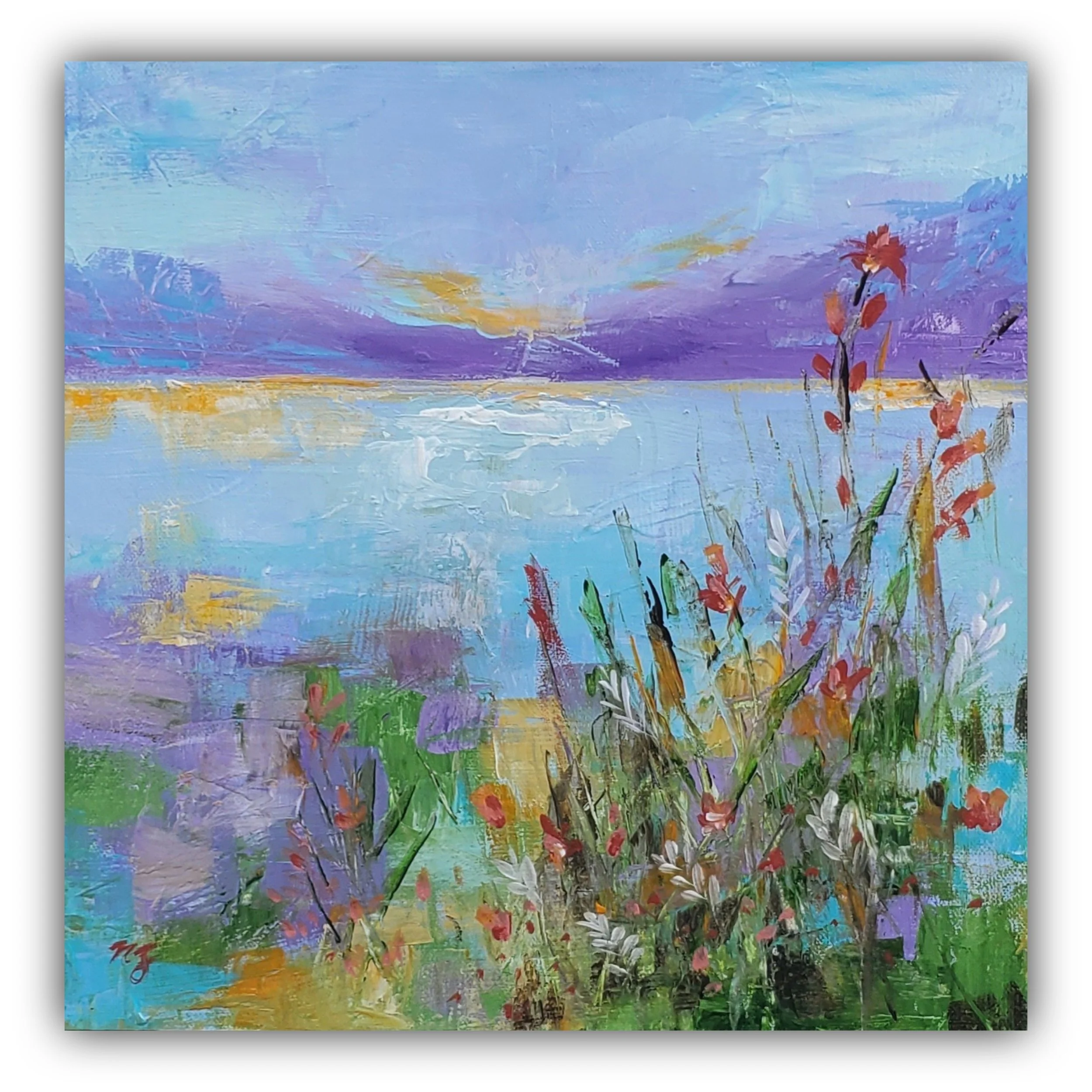Wildflower Horizon - 12x12 inch