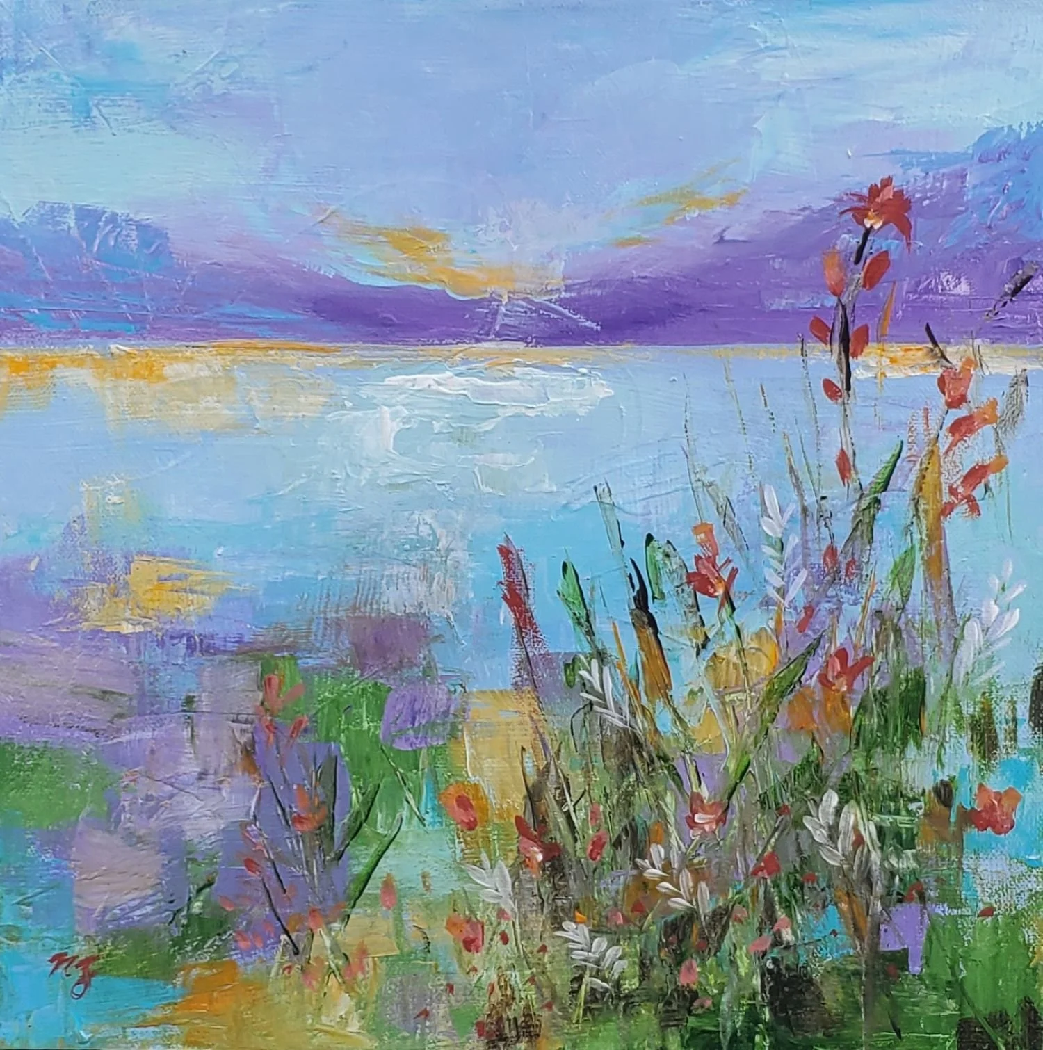 Wildflower Horizon_12x12inch_Acrylics on canvas_$425.jpg