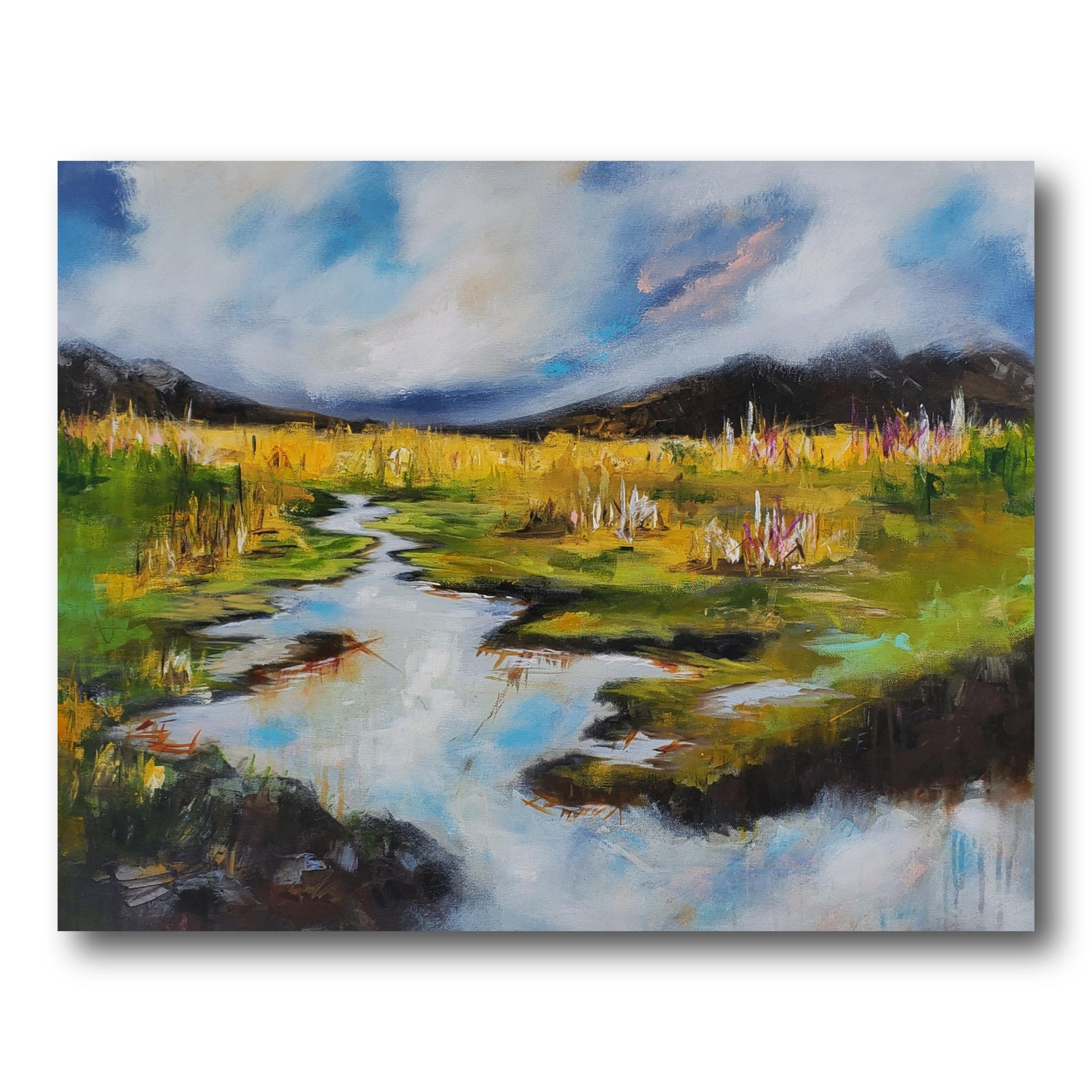 "Naturebound" - 24x30inch Oils and Acrylics on canvas