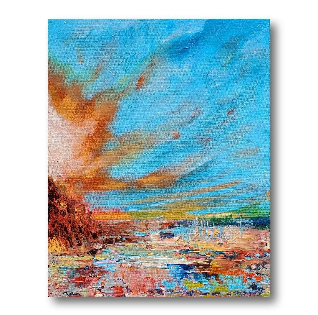 "Golden sky" - 16x20inch