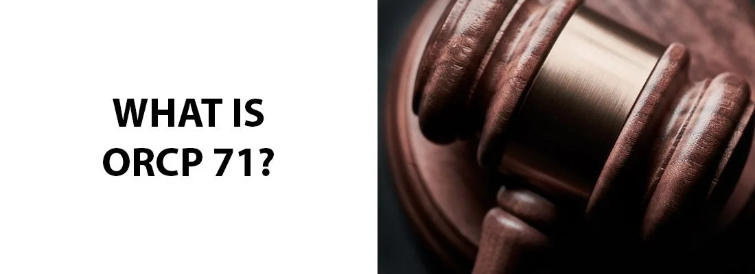 What is ORCP 71?