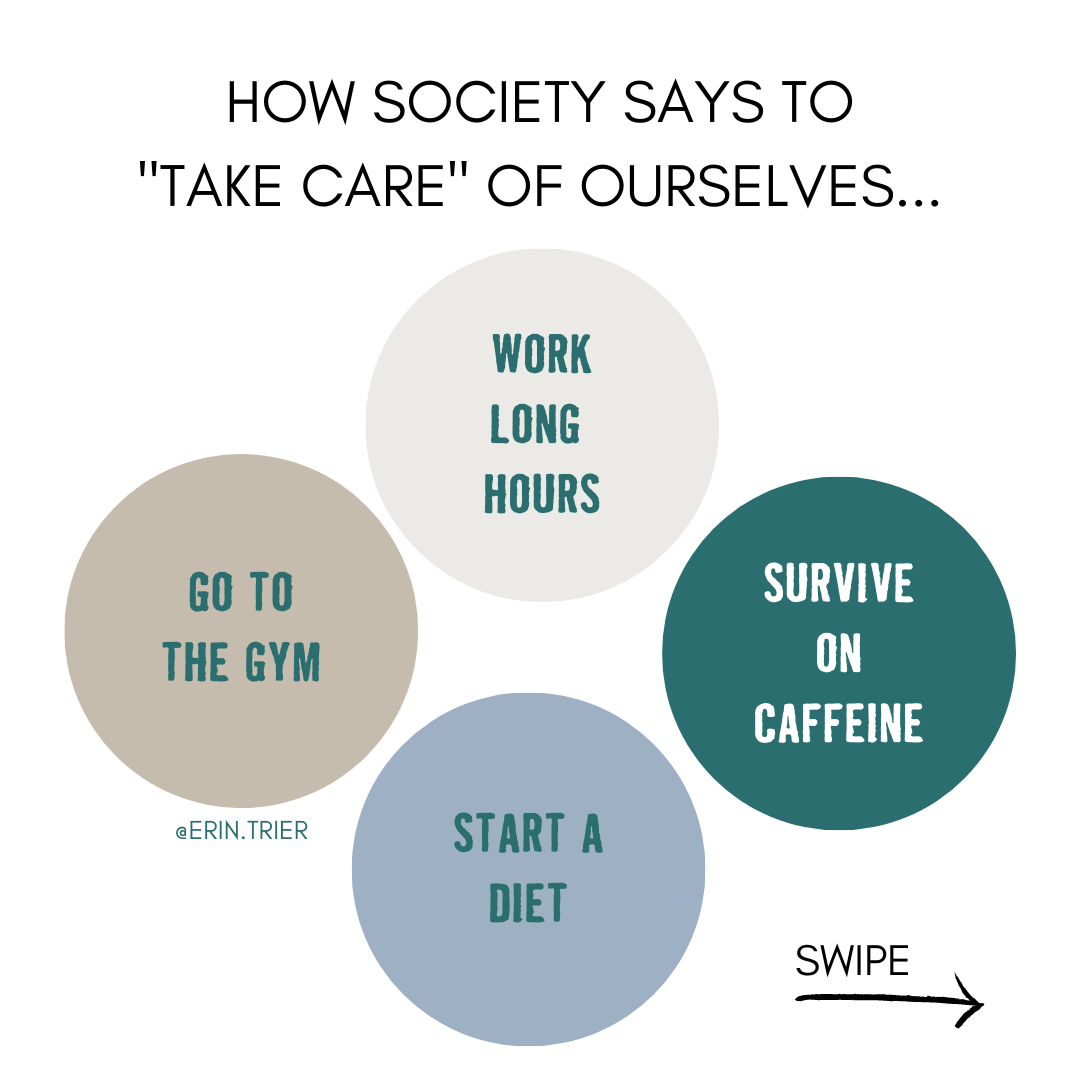 What is society telling us?