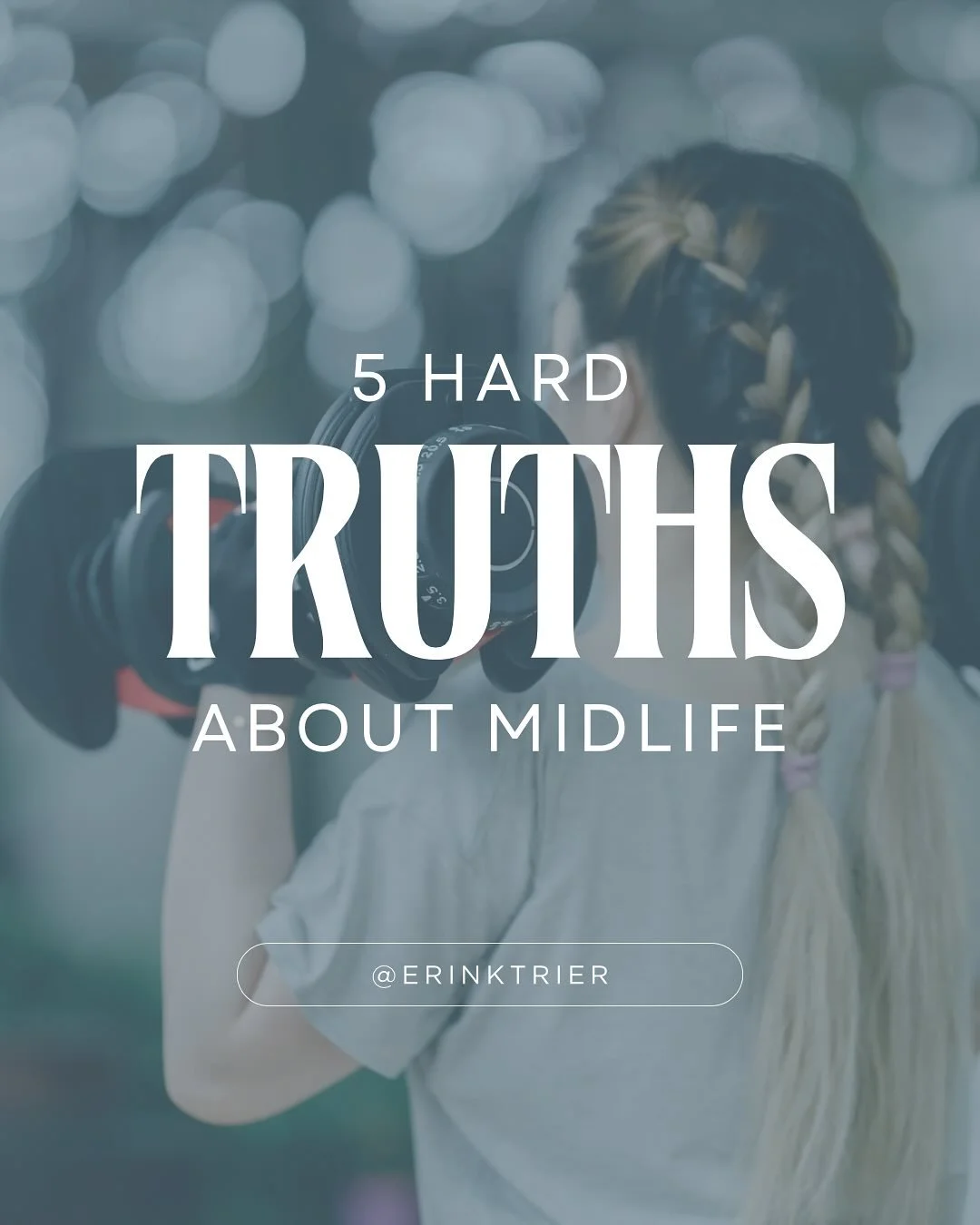 I can&rsquo;t coach through midlife and sugarcoat this season. Because that would be doing you a massive disservice.

Change is 110% possible - but it&rsquo;s not easy. So the truth you may not want to hear is this... ⬇

1️⃣ No one is coming to save 