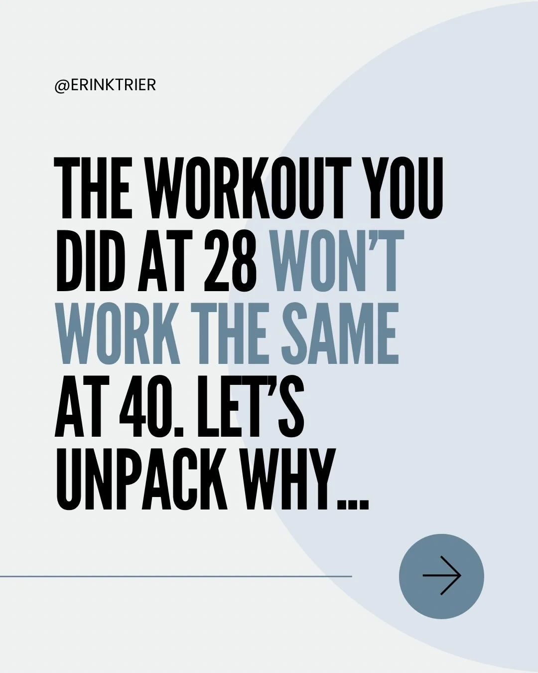 If your workouts leave you completely depleted, that&rsquo;s not proof you worked hard enough&hellip;it&rsquo;s often a sign your system is totally overloaded. 🛑 

This is a common thing I hear from women&hellip; ⬇️

Nothing feels or works the same 