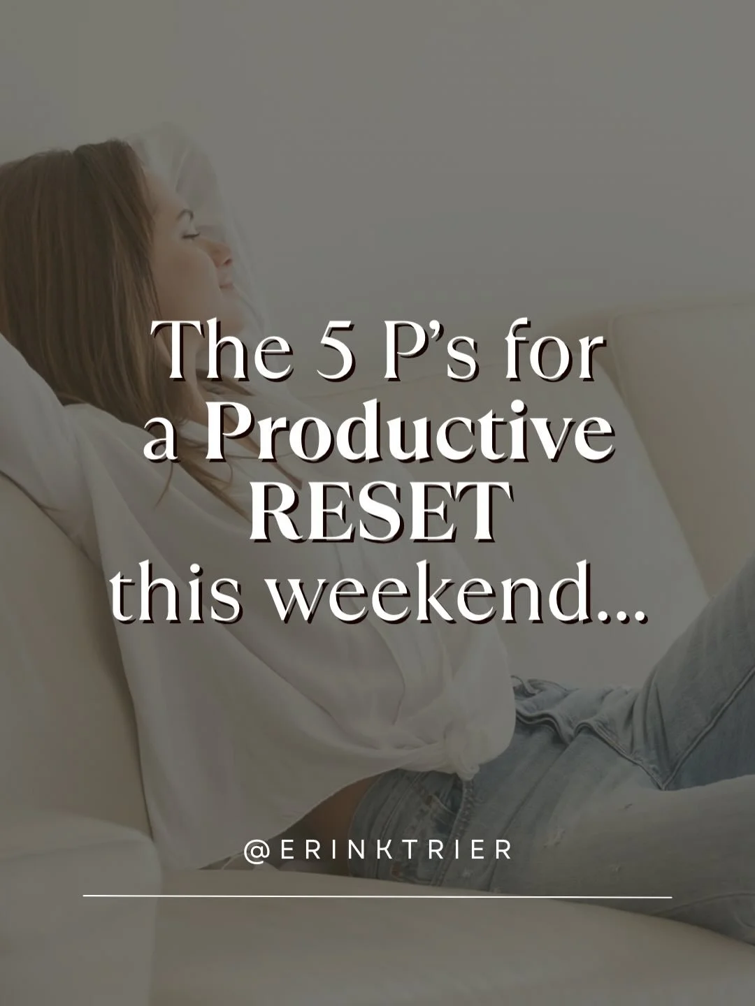 It&rsquo;s the weekend, friend.
Remember REST is productive &hearts;️

How are you planning to reset?! ⬇️