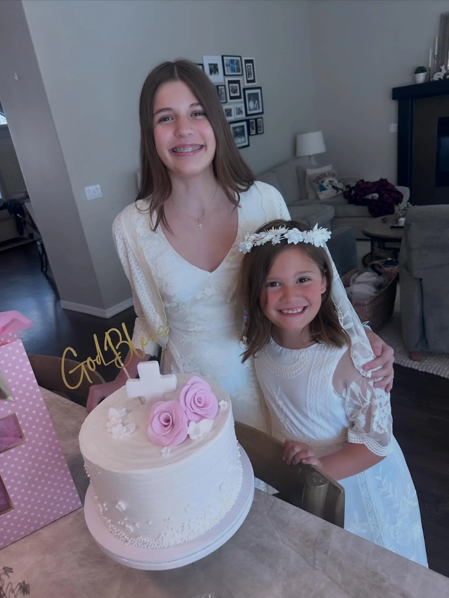 God Bless these two beautiful girls&hellip;
My mama heart is overflowing this weekend 💕🙏🏻

Time is an absolute thief.

Amelia&rsquo;s Confirmation - 5.1.26
Jillian&rsquo;s Communion - 5.2.26
