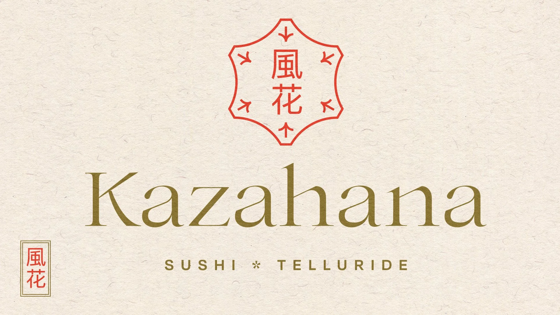 Kazahana Sushi, Visual Identity