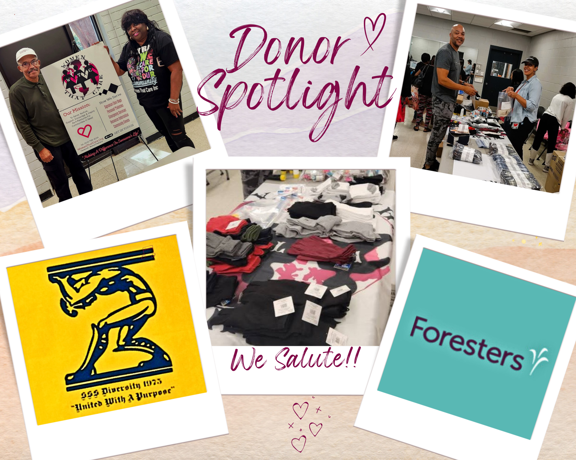 WTC Salutes: Our 1st Quarter Donor Spotlight